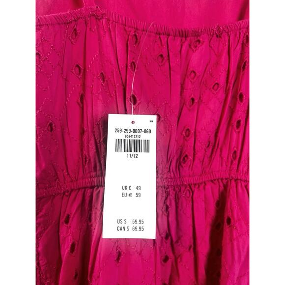 Abercrombie And Fitch Girls Sun-kissed Pink Eyelet Cottage Dress Size 11/12 - Picture 5 of 10